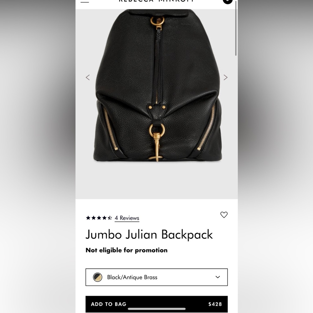 Rebecca Minkoff Julian Jumbo Backpack